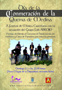 cartel conmeracion quema de medinaq